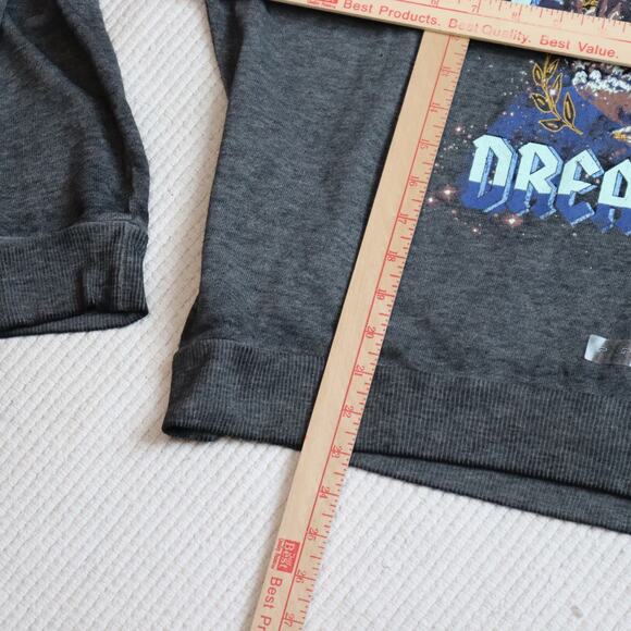 NWT Arizona Jean Co. Lace-Up Graphic Sweatshirt L “Invincible Dreamer” Pullover - Picture 4 of 6